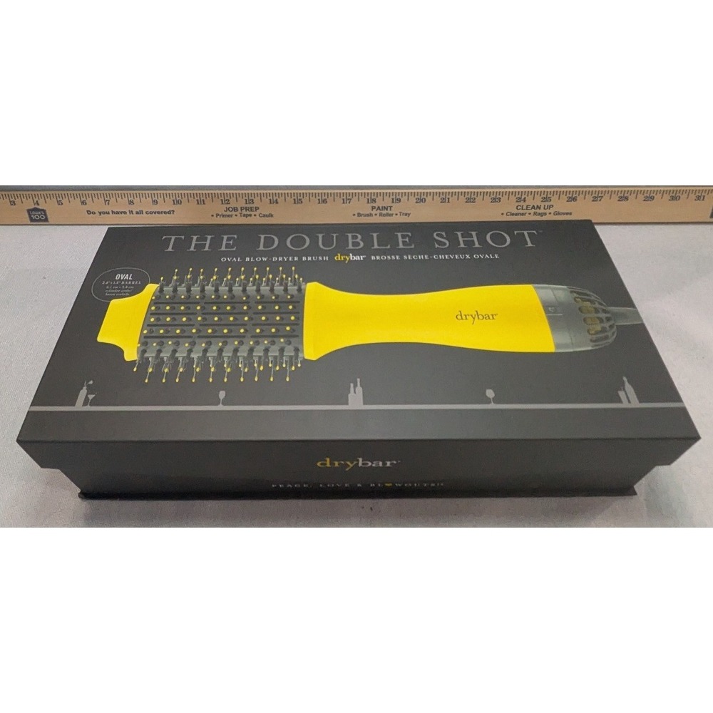 Drybar The Double Shot Blow-Dryer Brush Unisex OS Yellow New Oval Barrel Ionic